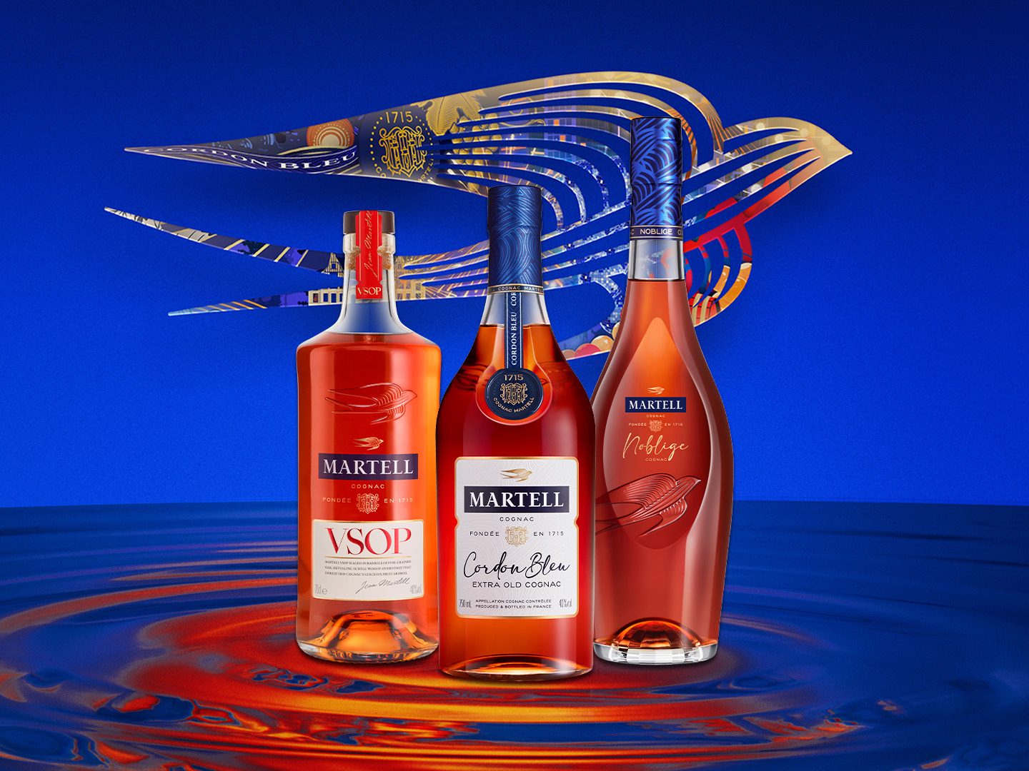MARTELL VSOP, Noblige & Cordon bleu collection