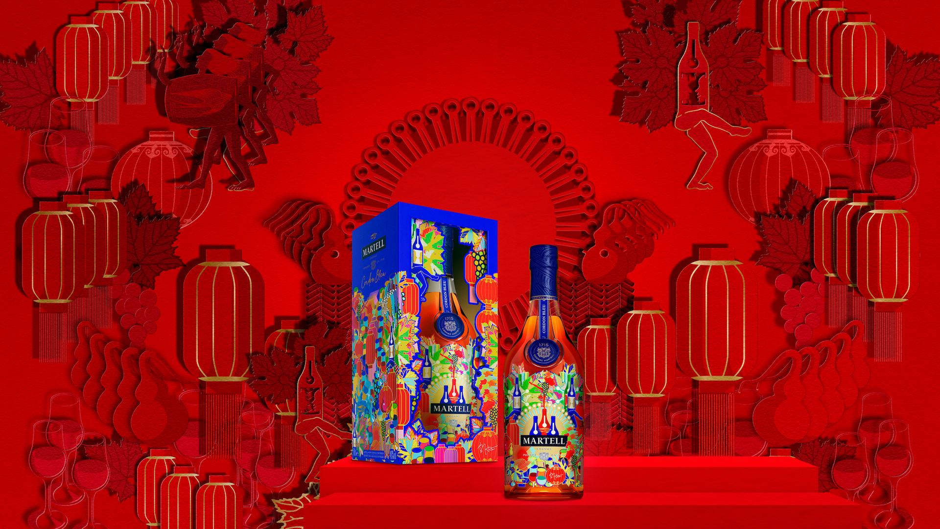 Limited edition Martell Cordon bleu gifting