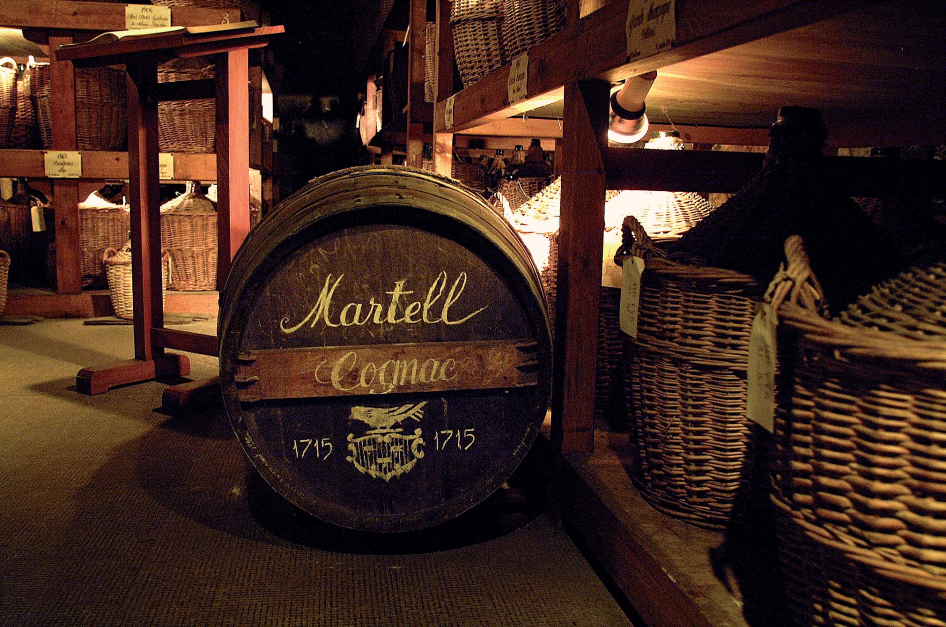 Barrel of Martell Cognac