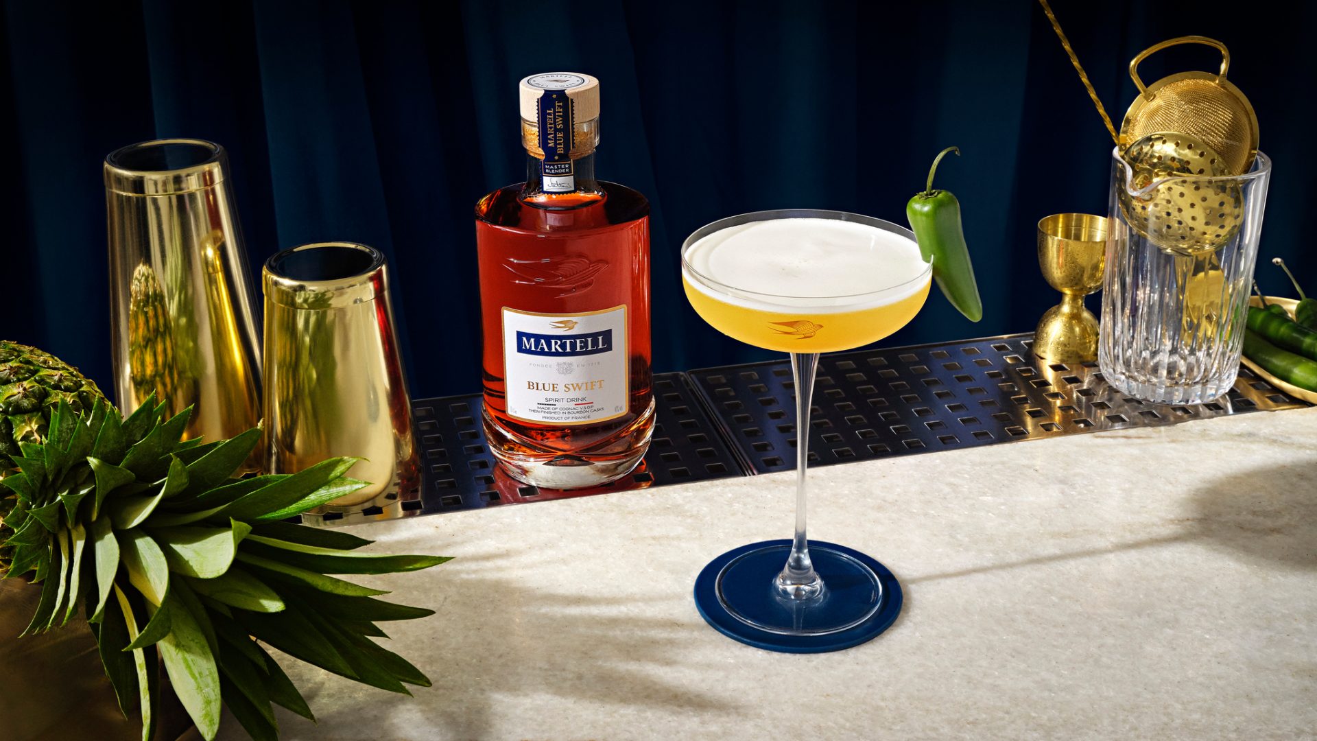 Cocktail Martell Swift and Spicy